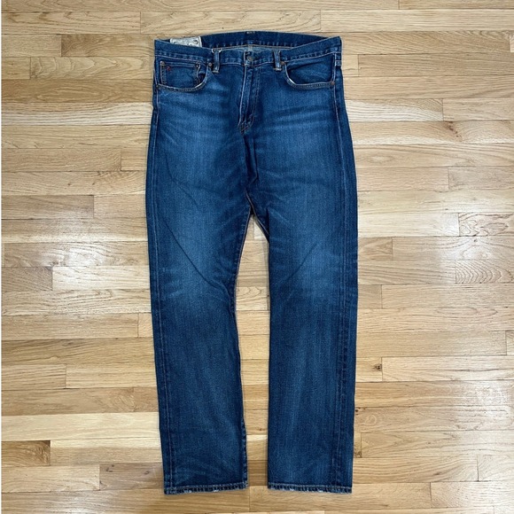 Polo Ralph Lauren Varick Slim Straight Jeans Mens 36x34 (35x33) Denim - Picture 3 of 12